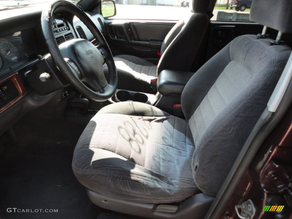 1997 Grand Cherokee Laredo 4x4 - Dark Rosewood Pearl / Agate Black photo #9