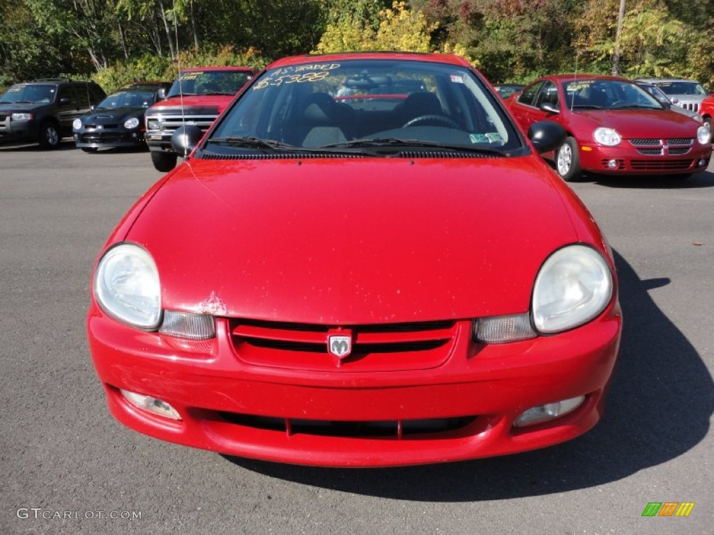 2002 Neon ES - Flame Red / Dark Slate Gray photo #2