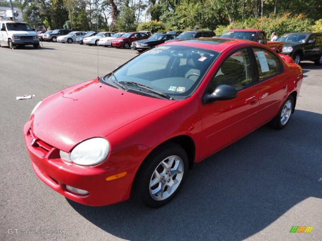 2002 Neon ES - Flame Red / Dark Slate Gray photo #3