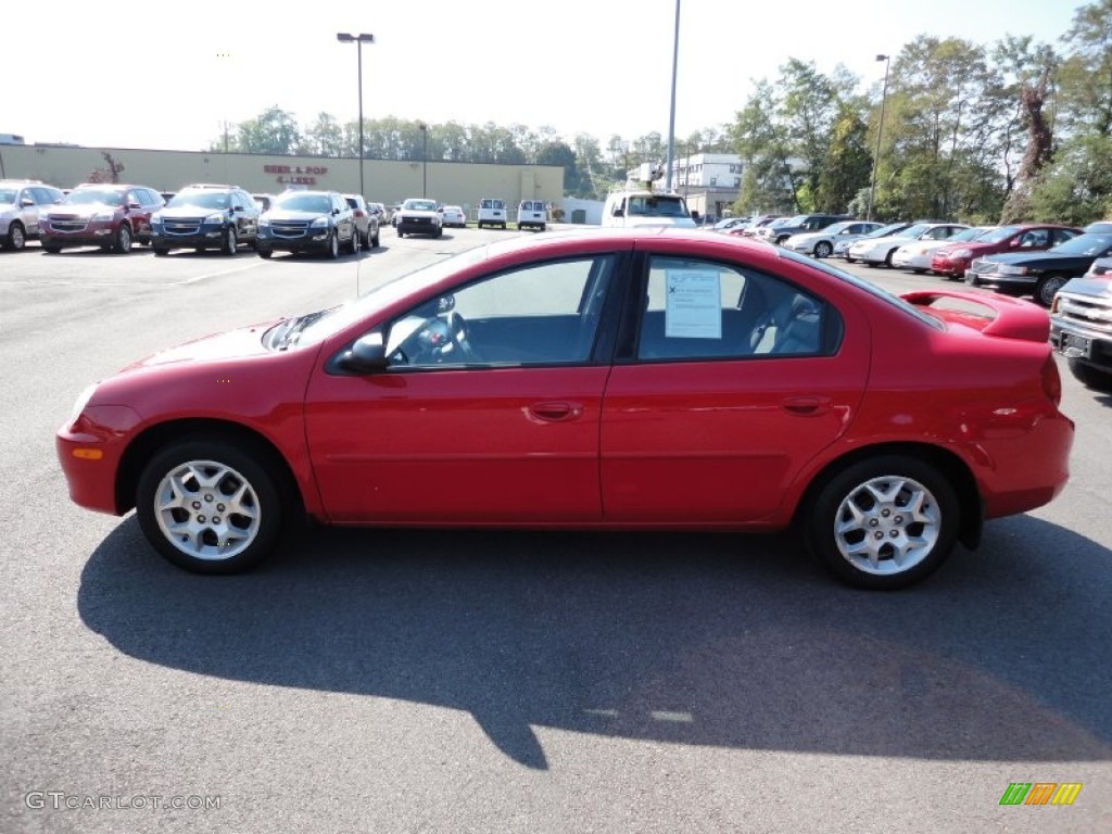 2002 Neon ES - Flame Red / Dark Slate Gray photo #4