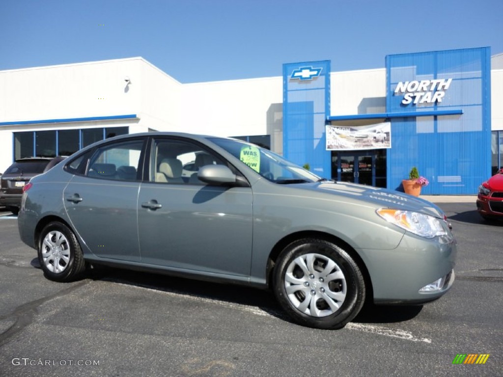 2009 Elantra GLS Sedan - Natural Khaki / Beige photo #1