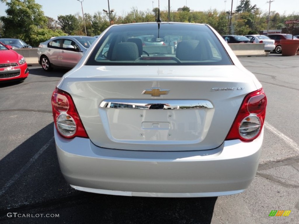 Silver Ice Metallic 2012 Chevrolet Sonic LT Sedan Exterior Photo #55014944