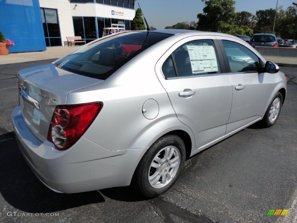 Silver Ice Metallic 2012 Chevrolet Sonic LT Sedan Exterior Photo #55014950