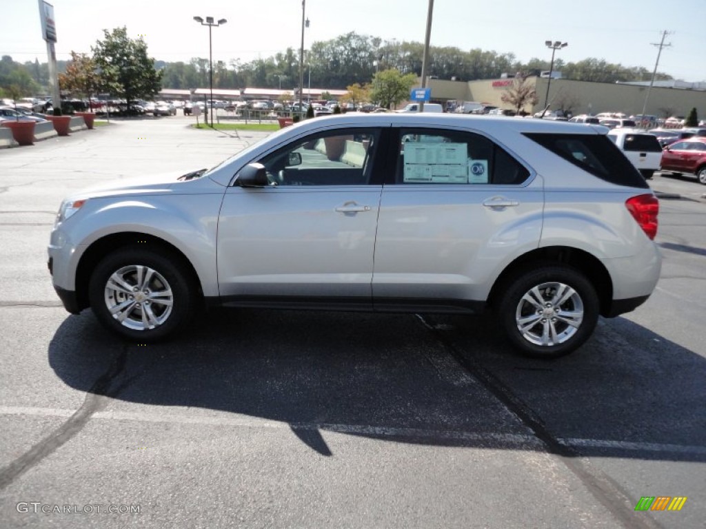 Silver Ice Metallic 2012 Chevrolet Equinox LS AWD Exterior Photo #55015175