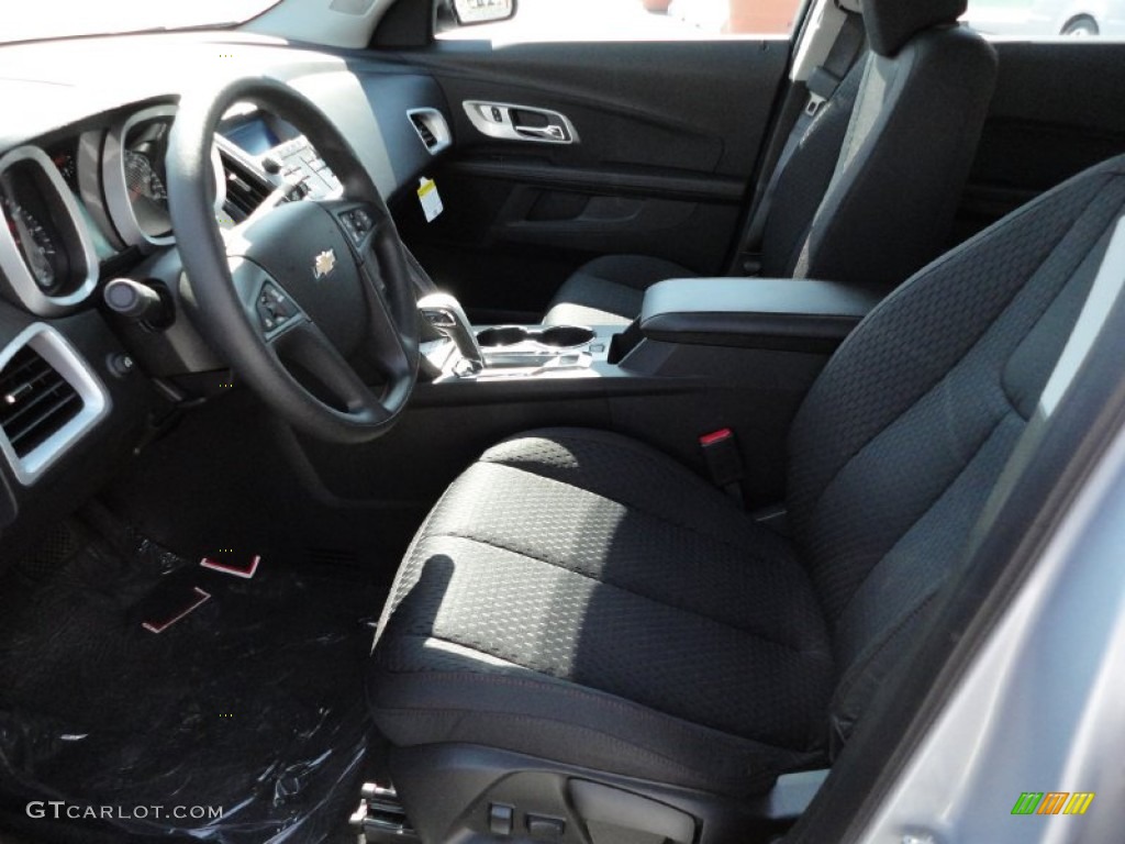 Jet Black Interior 2012 Chevrolet Equinox LS AWD Photo #55015220