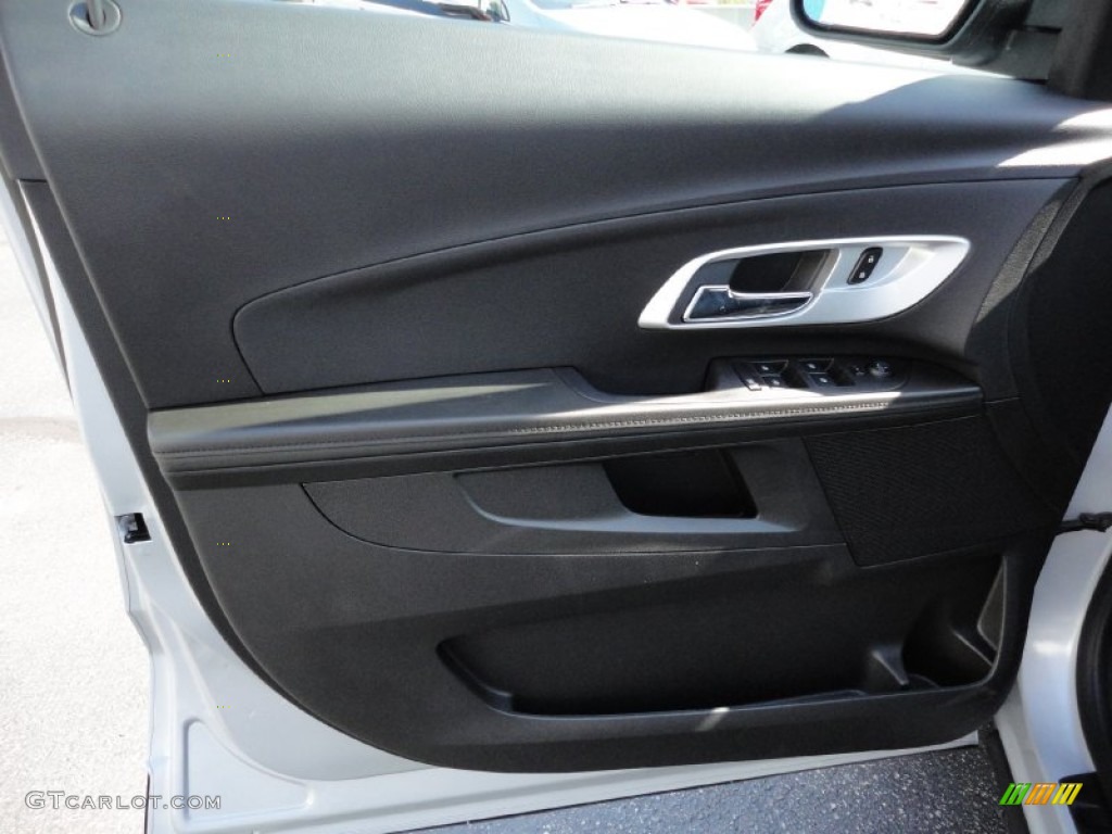2012 Chevrolet Equinox LS AWD Jet Black Door Panel Photo #55015235