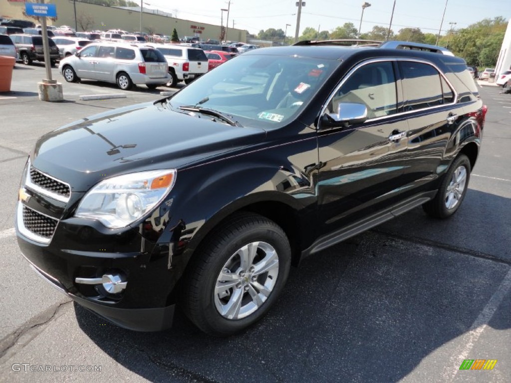 Black 2012 Chevrolet Equinox LTZ AWD Exterior Photo #55015541