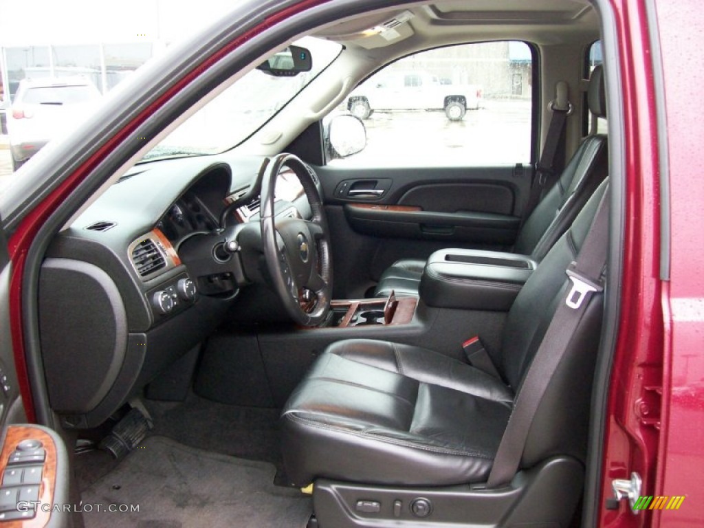 Ebony Interior 2007 Chevrolet Tahoe LTZ 4x4 Photo #55015982
