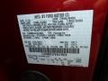 G2: Vivid Red Metallic 2006 Lincoln LS V8 Color Code