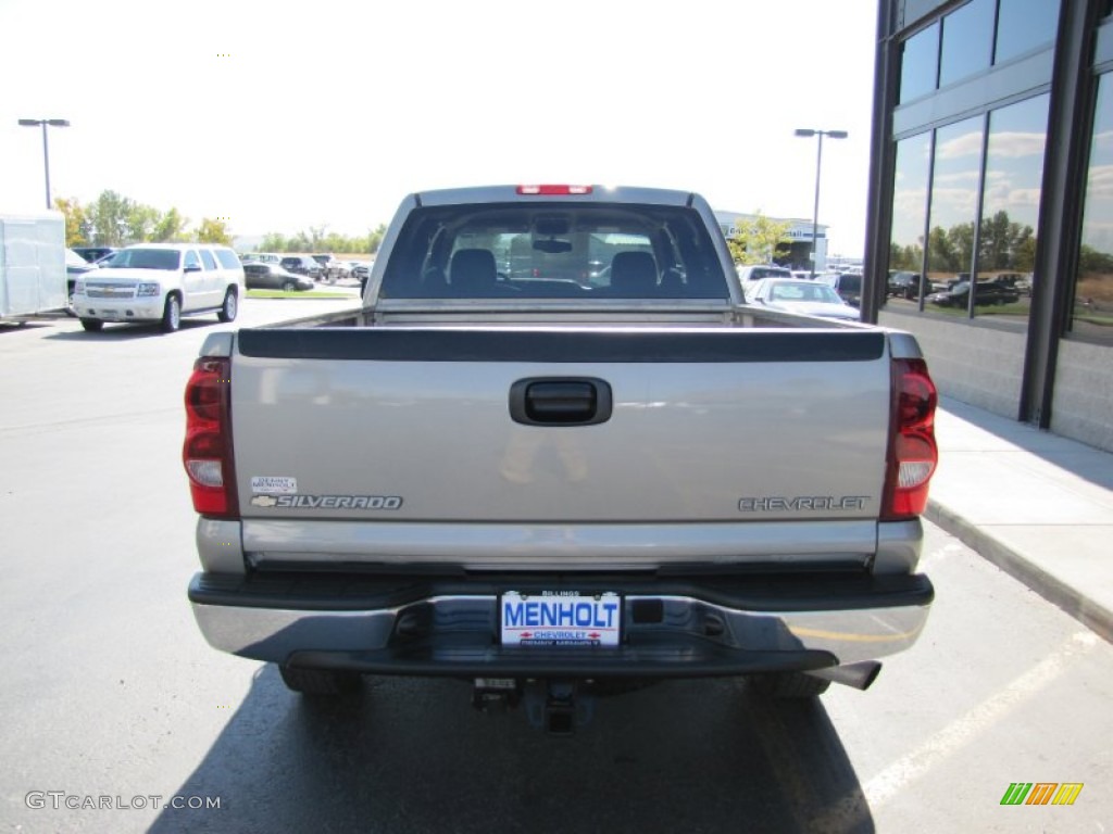 2003 Silverado 2500HD LT Crew Cab 4x4 - Light Pewter Metallic / Tan photo #27