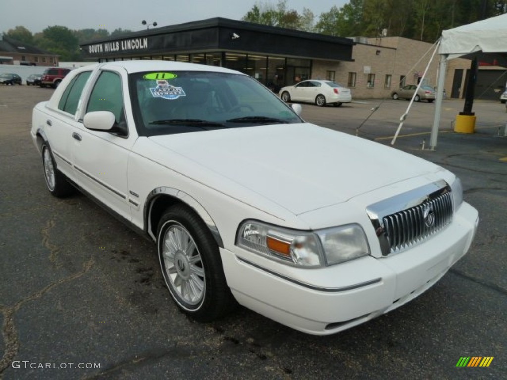 2011 Grand Marquis LS Ultimate Edition - Vibrant White / Medium Light Stone photo #5