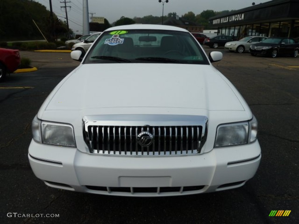 2011 Grand Marquis LS Ultimate Edition - Vibrant White / Medium Light Stone photo #6