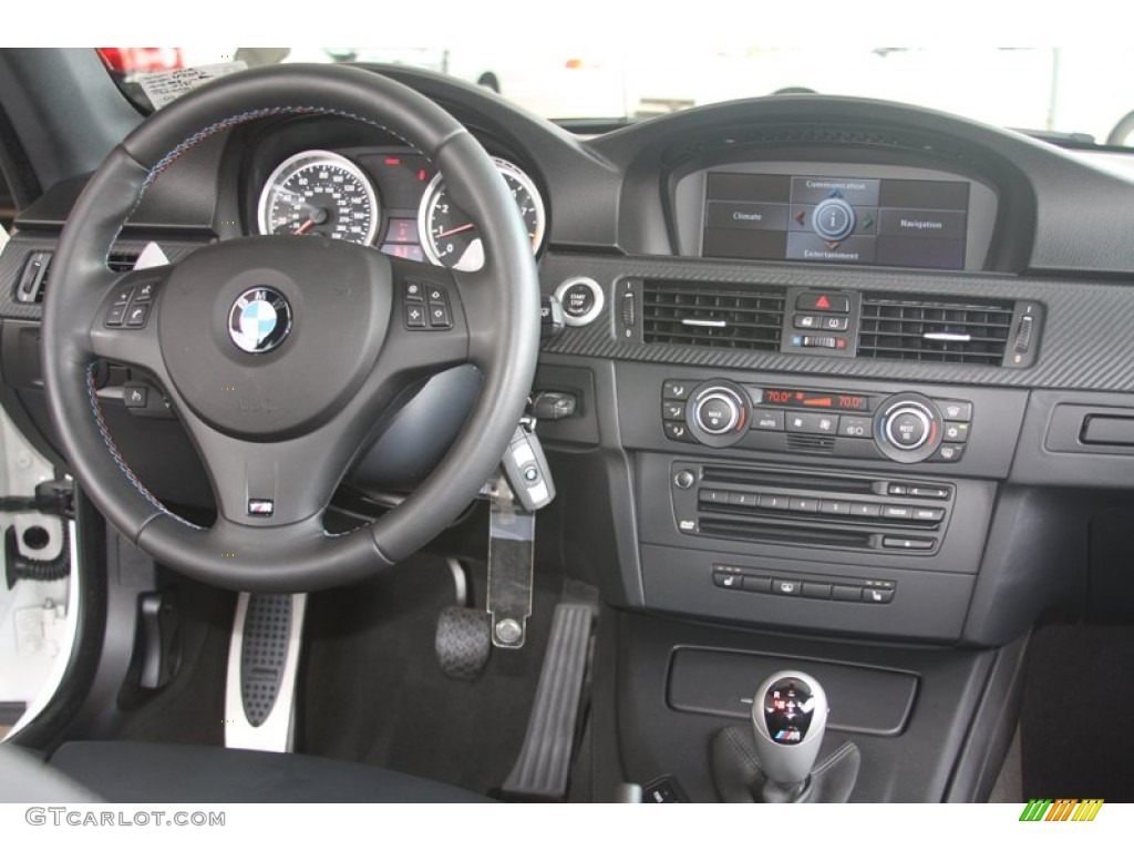 2008 BMW M3 Coupe Black Dashboard Photo #55020807