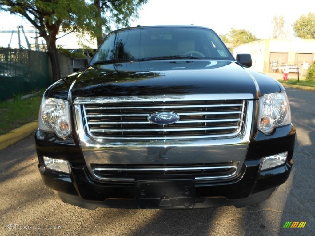 2007 Explorer XLT 4x4 - Black / Black/Stone photo #16