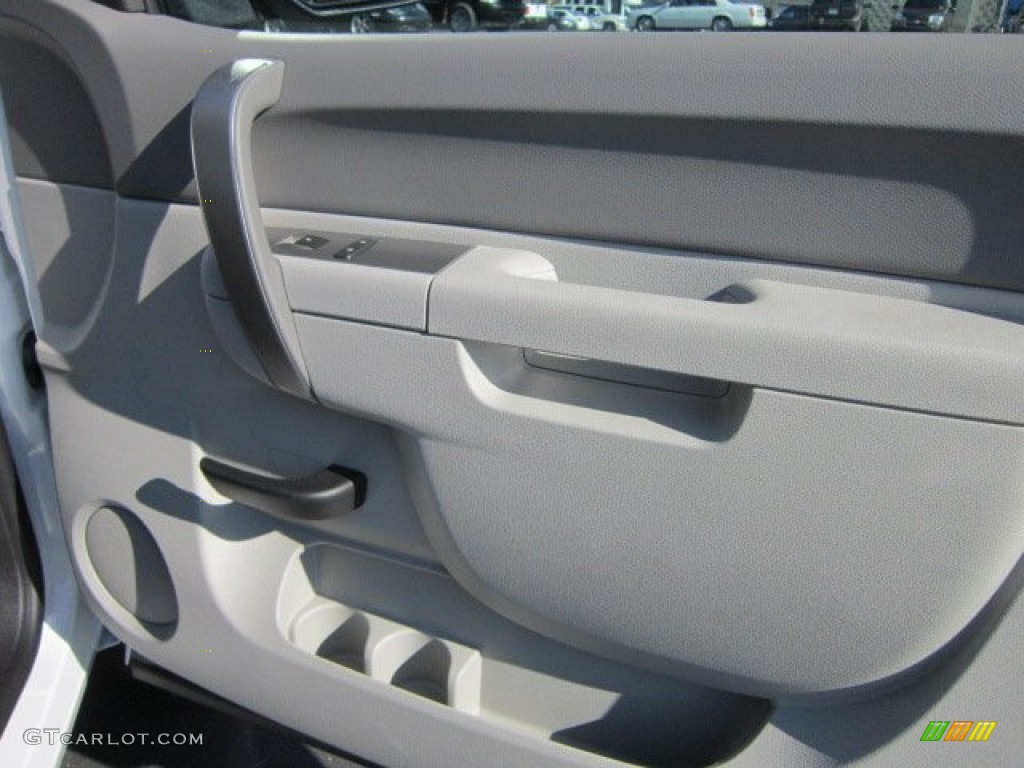 2012 Chevrolet Silverado 2500HD Work Truck Extended Cab 4x4 Dark Titanium Door Panel Photo #55021353