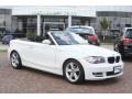 2008 Alpine White BMW 1 Series 128i Convertible  photo #1