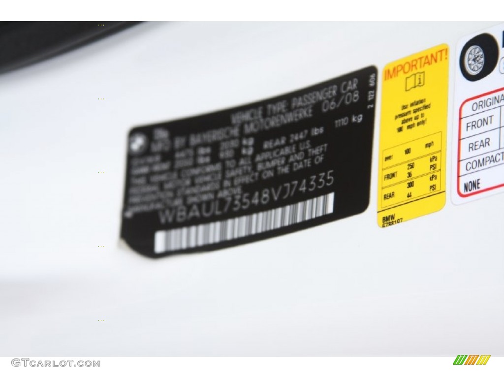 2008 1 Series 128i Convertible - Alpine White / Black photo #3