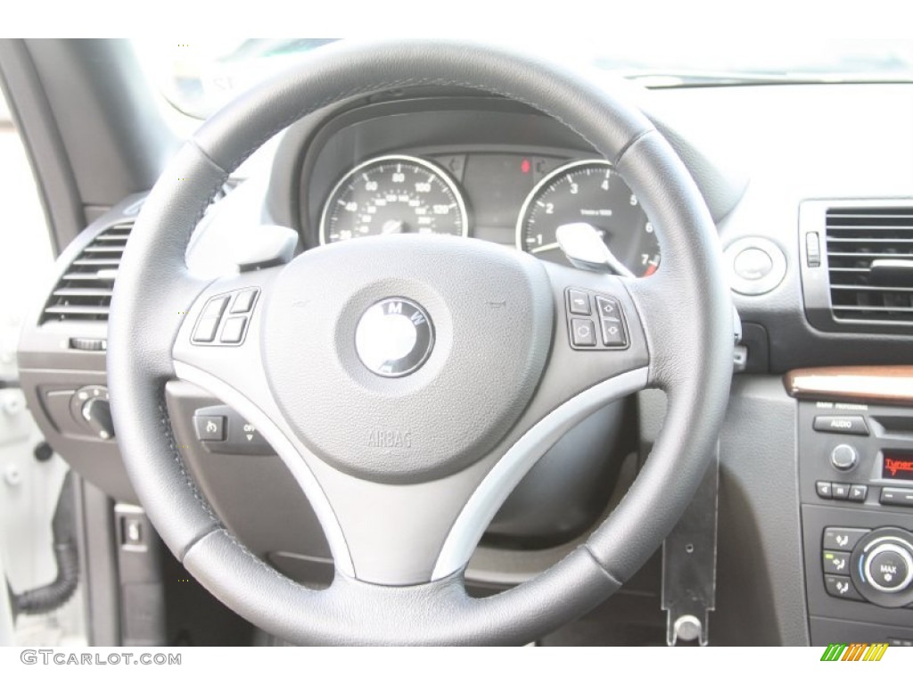 2008 1 Series 128i Convertible - Alpine White / Black photo #12