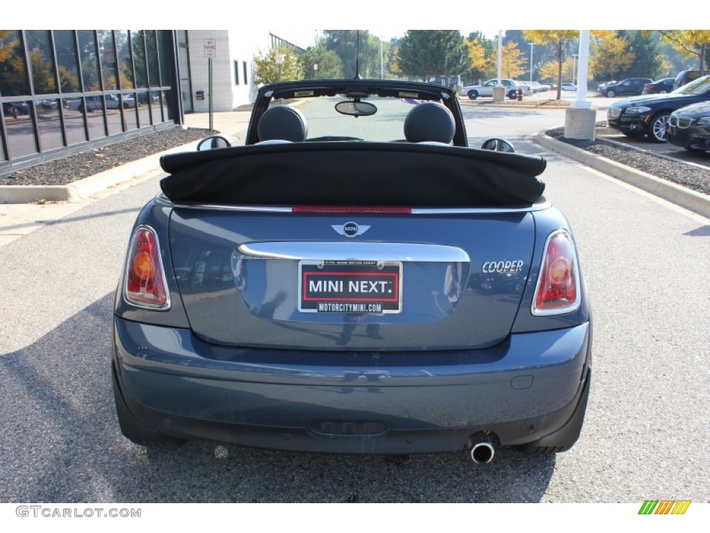 2009 Cooper Convertible - Horizon Blue / Black/Grey photo #6