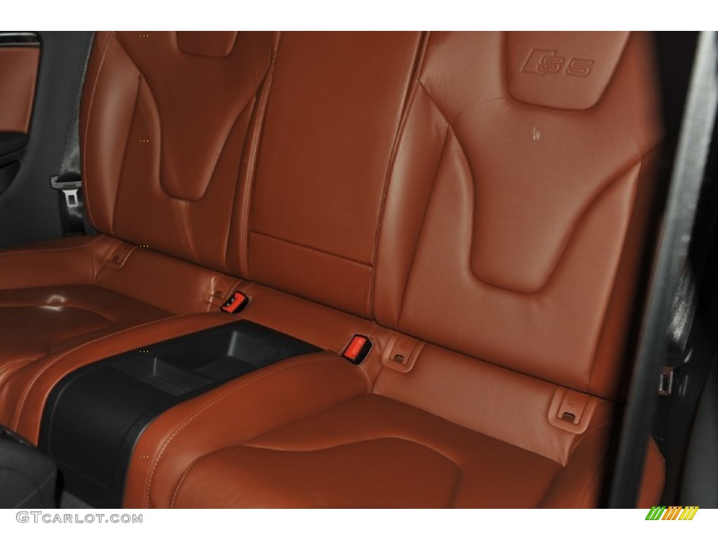 Tuscan Brown Silk Nappa Leather Interior 2009 Audi S5 4.2 quattro Photo #55024419