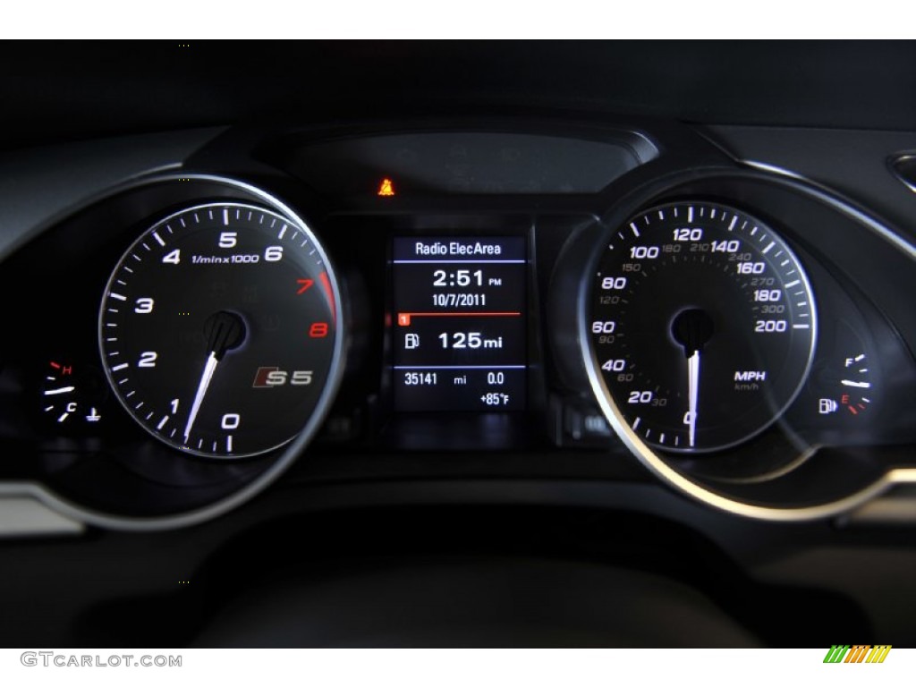 2009 Audi S5 4.2 quattro Gauges Photo #55024731