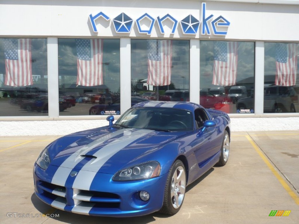 2006 Viper SRT-10 Coupe - Viper GTS Blue / Black/Black photo #1