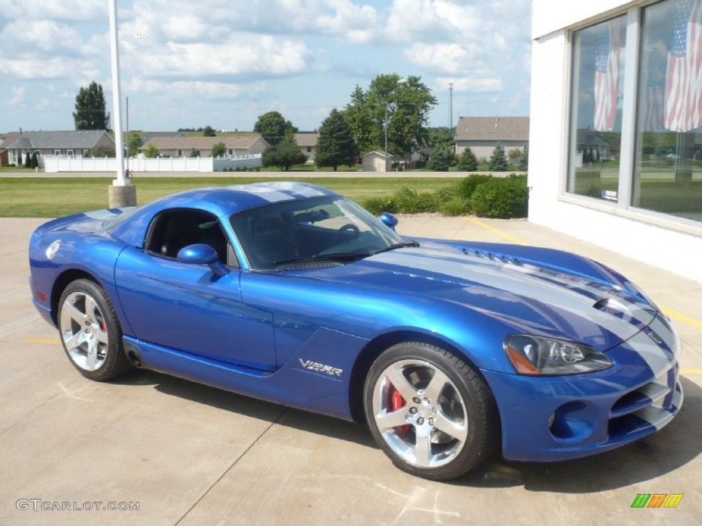 2006 Viper SRT-10 Coupe - Viper GTS Blue / Black/Black photo #35