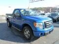 2009 Blue Flame Metallic Ford F150 STX Regular Cab 4x4  photo #7