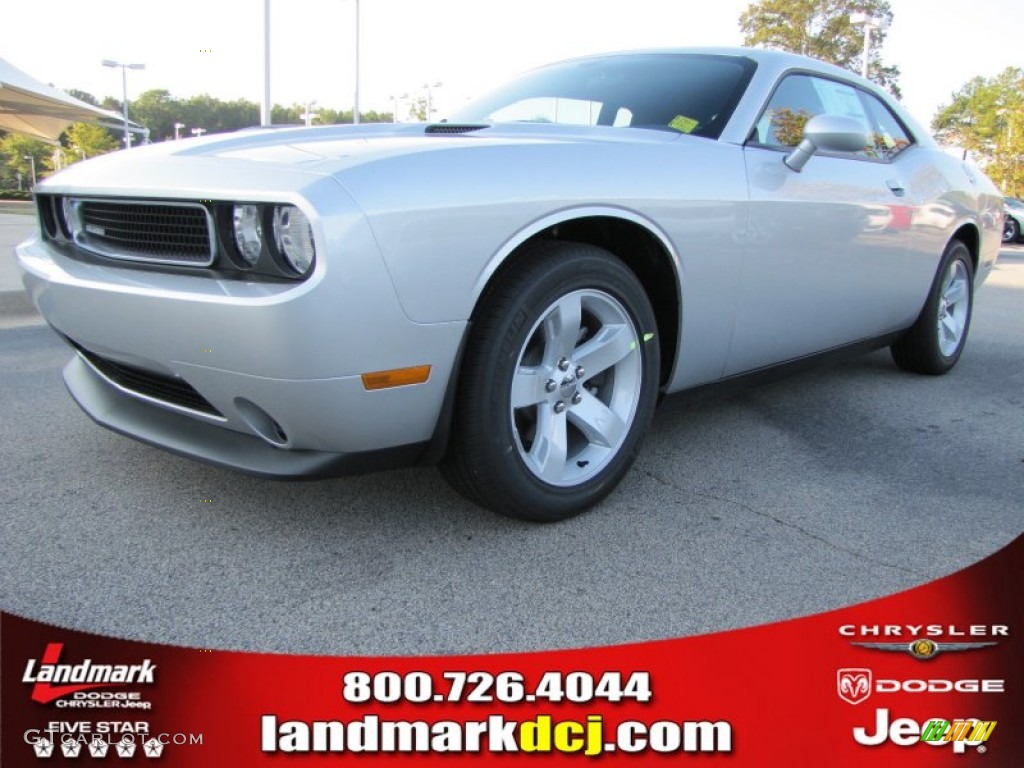 Bright Silver Metallic Dodge Challenger