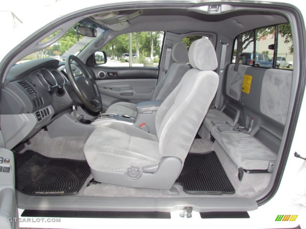 Graphite Gray Interior 2008 Toyota Tacoma Access Cab Photo #55027341