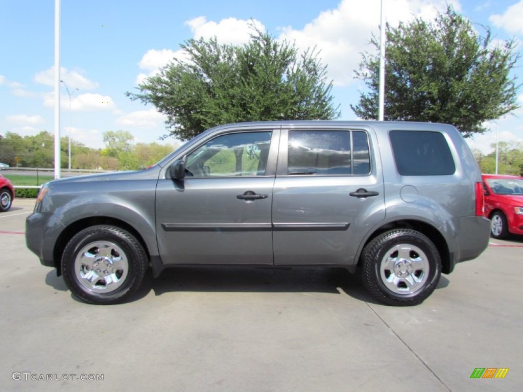 Polished Metal Metallic 2011 Honda Pilot LX Exterior Photo #55027458