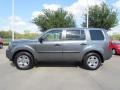 Polished Metal Metallic 2011 Honda Pilot LX Exterior
