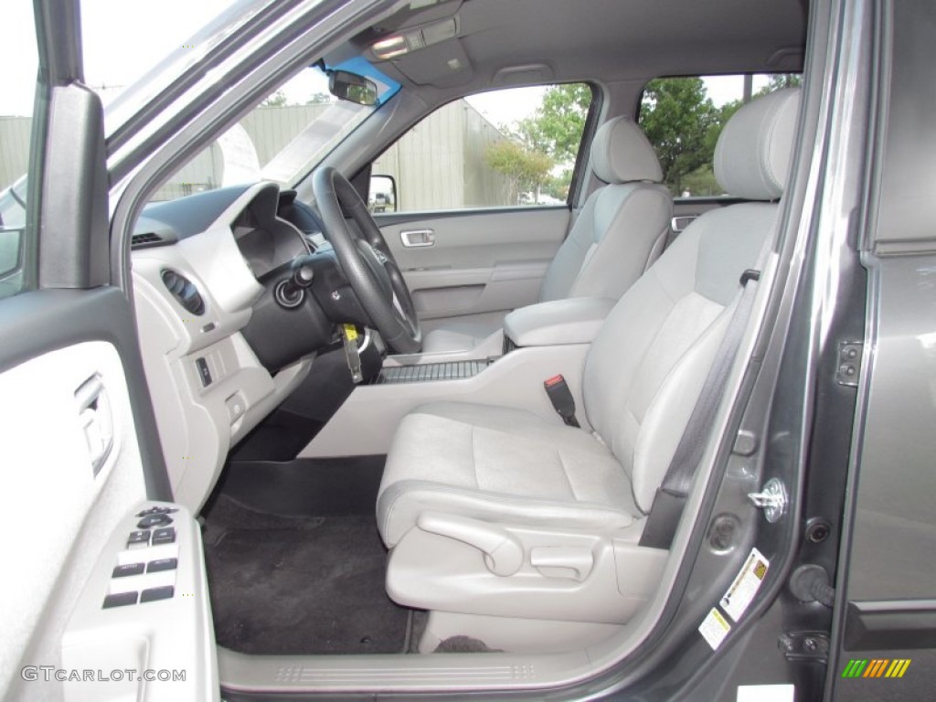 Gray Interior 2011 Honda Pilot LX Photo #55027518