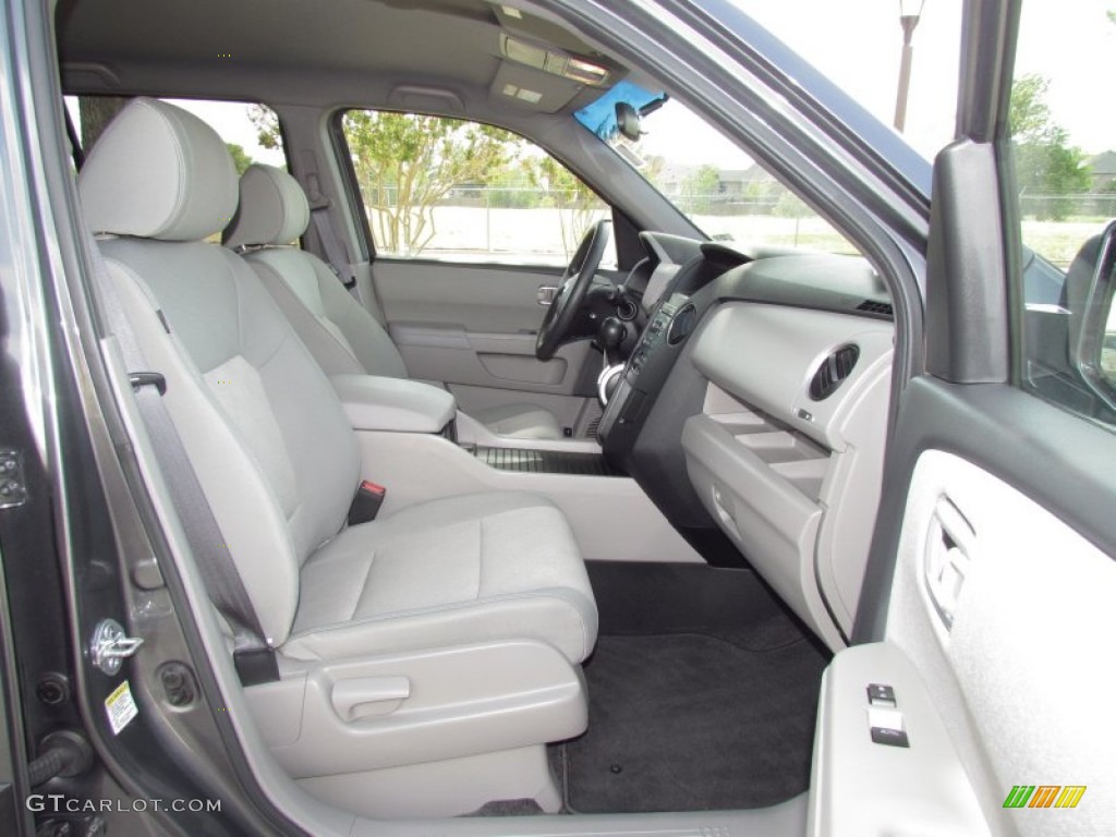 Gray Interior 2011 Honda Pilot LX Photo #55027527