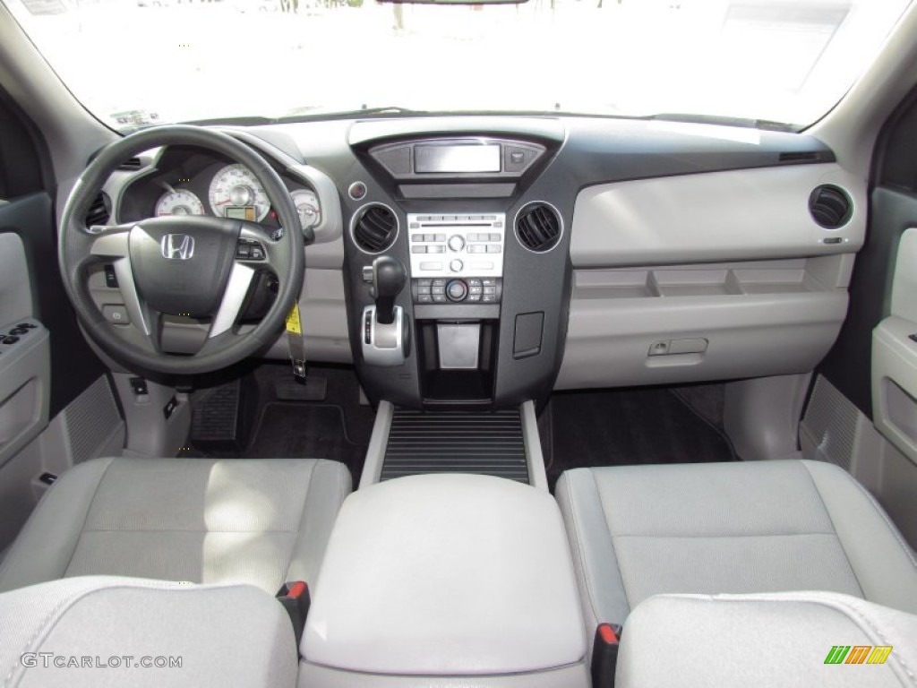 2011 Honda Pilot LX Gray Dashboard Photo #55027563