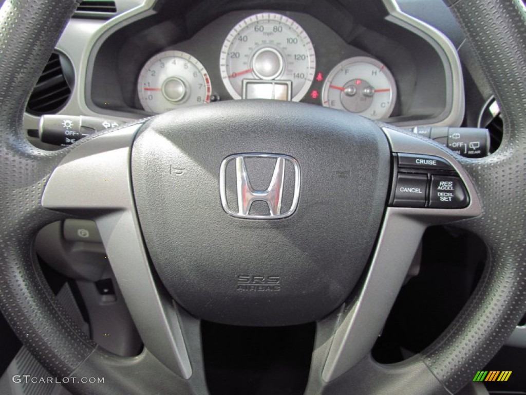 2011 Honda Pilot LX Gray Steering Wheel Photo #55027580