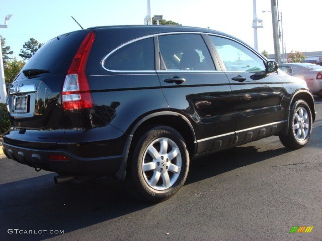 2009 CR-V EX-L 4WD - Crystal Black Pearl / Black photo #4