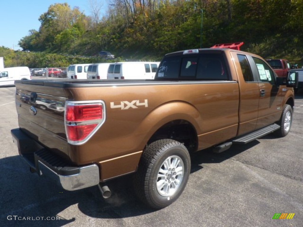 2011 F150 XLT SuperCab 4x4 - Golden Bronze Metallic / Pale Adobe photo #2