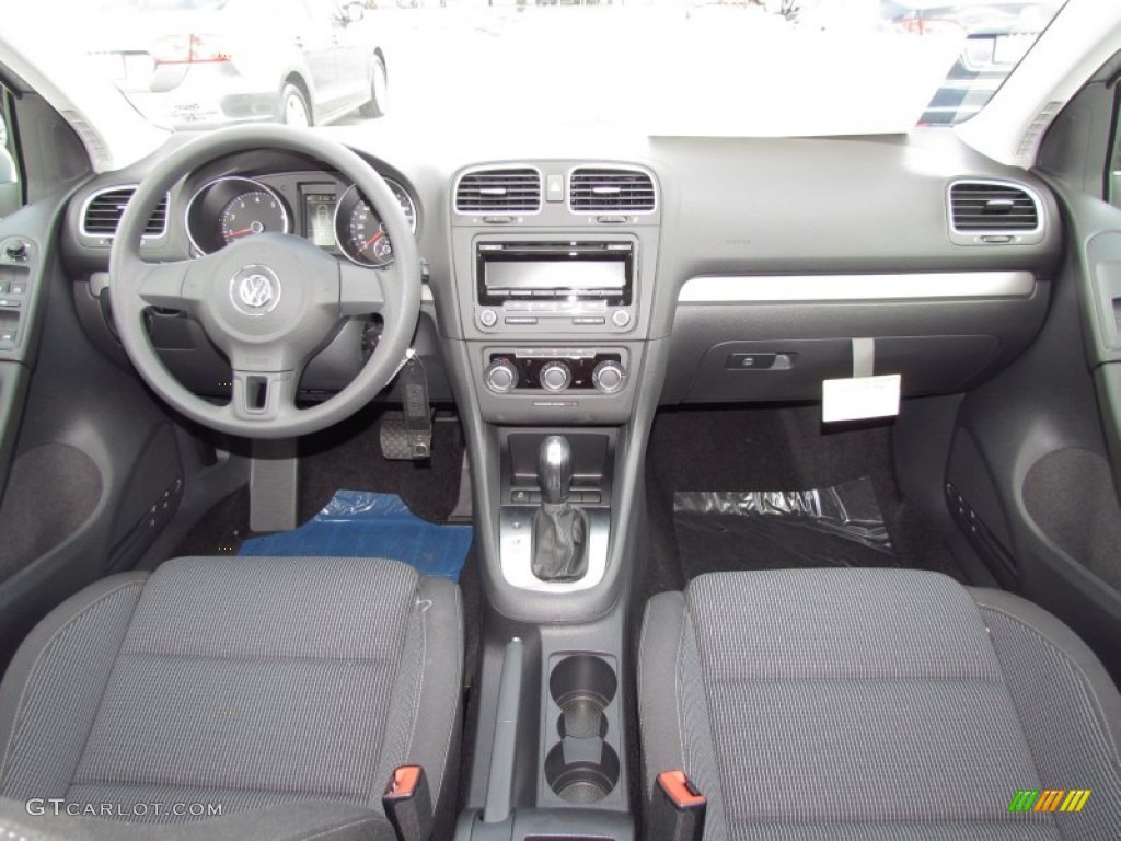 2012 Volkswagen Golf 4 Door Titan Black Dashboard Photo #55028670