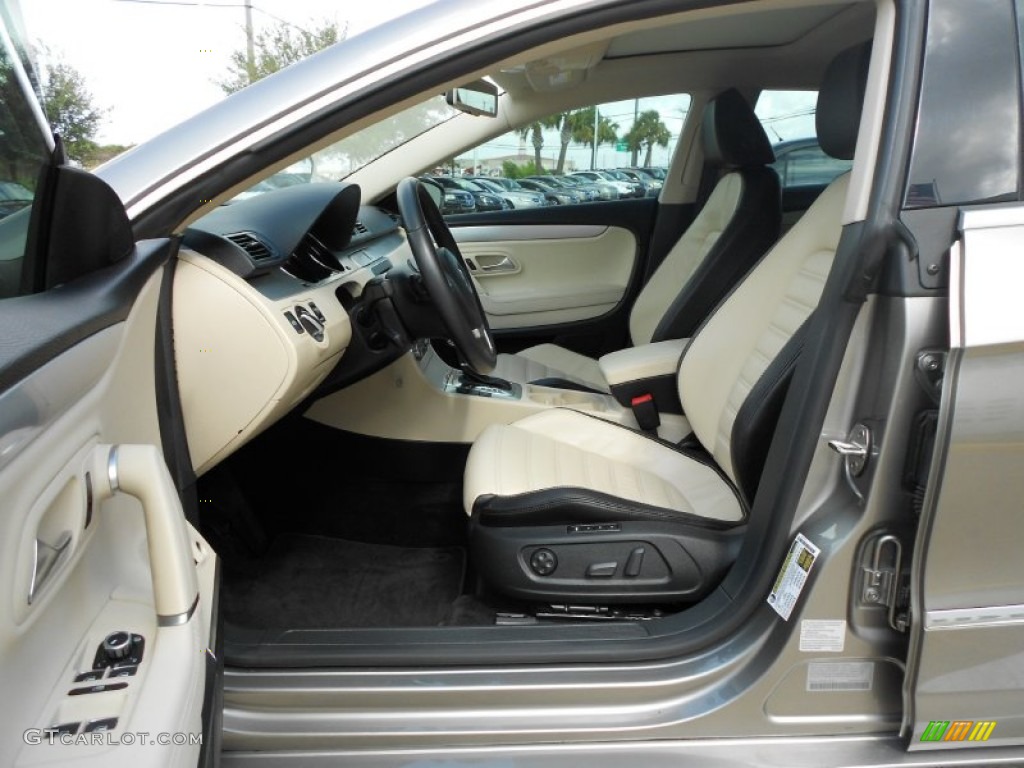 Cornsilk Beige Two-Tone Interior 2009 Volkswagen CC VR6 Sport Photo #55029318