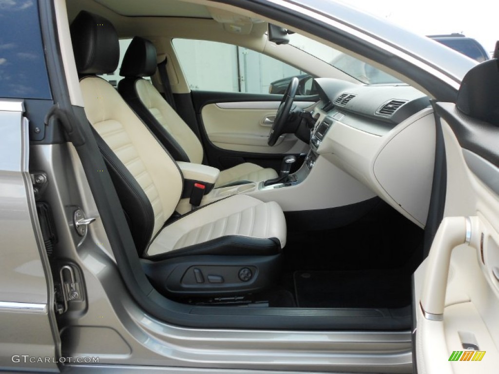 Cornsilk Beige Two-Tone Interior 2009 Volkswagen CC VR6 Sport Photo #55029342