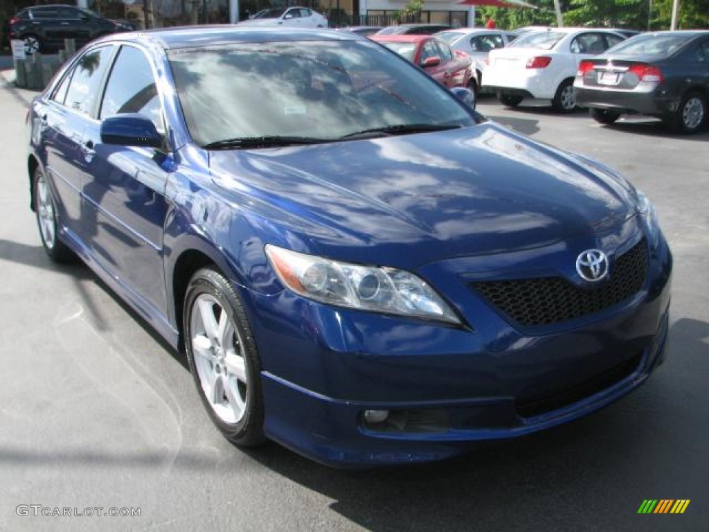 2007 Camry SE - Blue Ribbon Metallic / Dark Charcoal photo #1