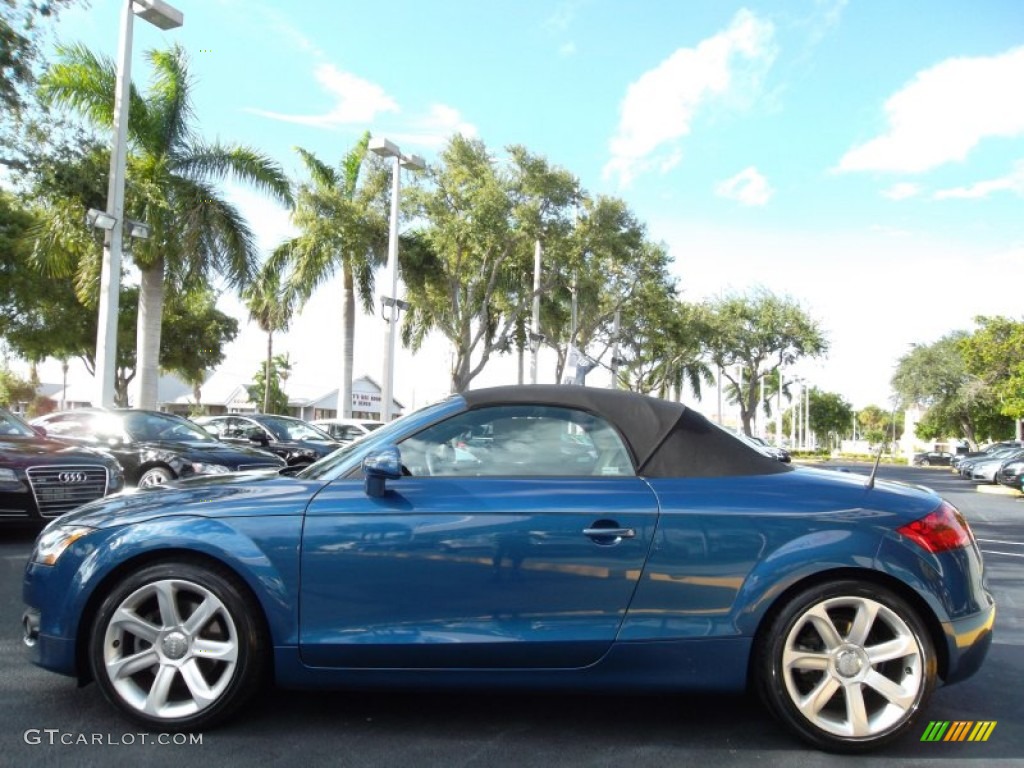 Ocean Blue Pearl Effect 2008 Audi TT 2.0T Roadster Exterior Photo #55030953