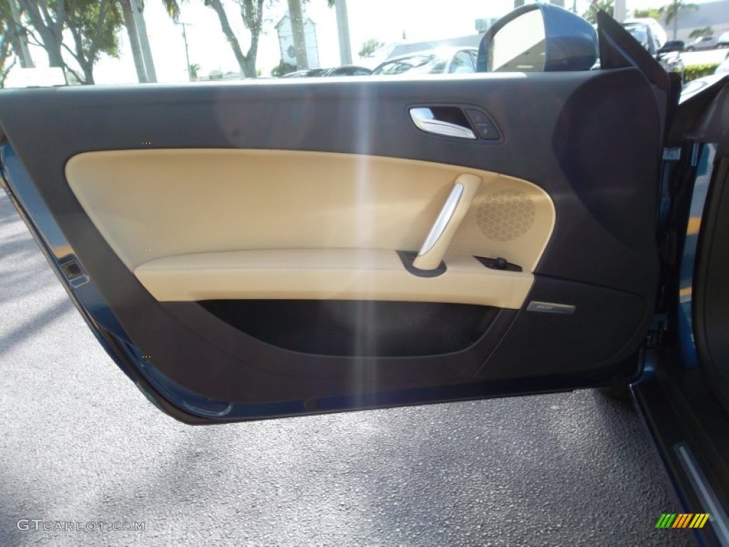 2008 Audi TT 2.0T Roadster Luxor Beige Door Panel Photo #55030989