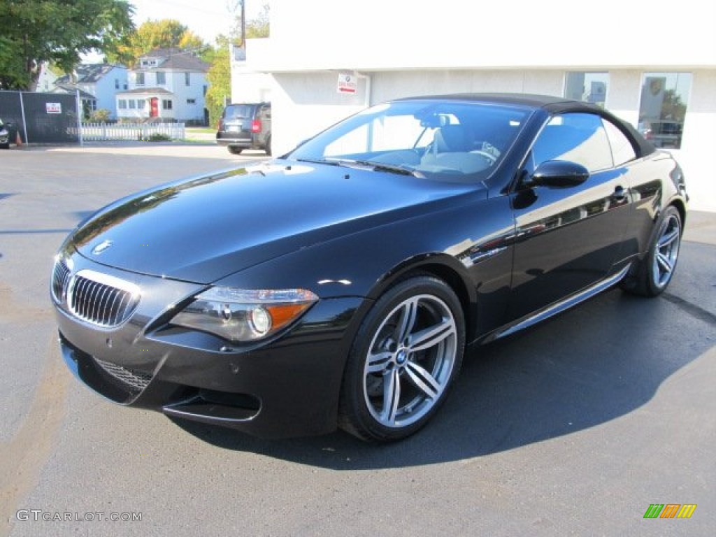 Black 2007 BMW M6 Convertible Exterior Photo #55031085
