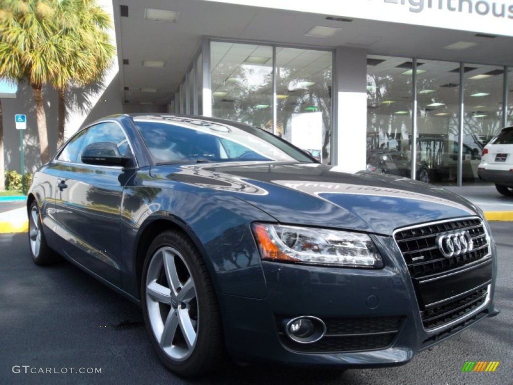 Meteor Grey Pearl 2009 Audi A5 3.2 quattro Coupe Exterior Photo #55031160
