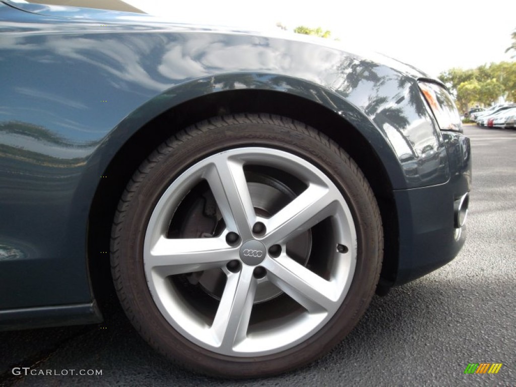 2009 A5 3.2 quattro Coupe - Meteor Grey Pearl / Black photo #3