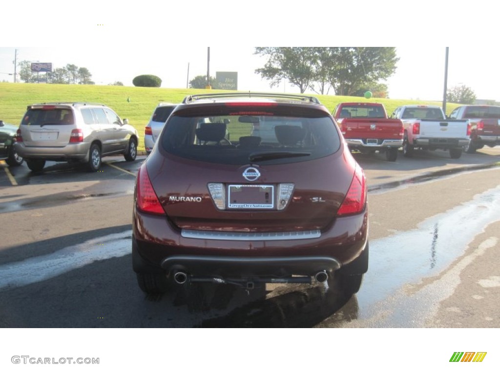 2007 Murano SL - Merlot Pearl / Cafe Latte photo #4