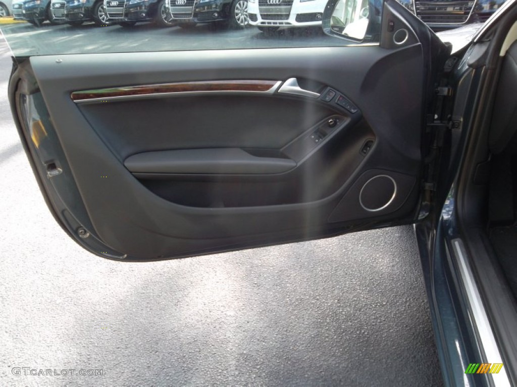 2009 Audi A5 3.2 quattro Coupe Black Door Panel Photo #55031289