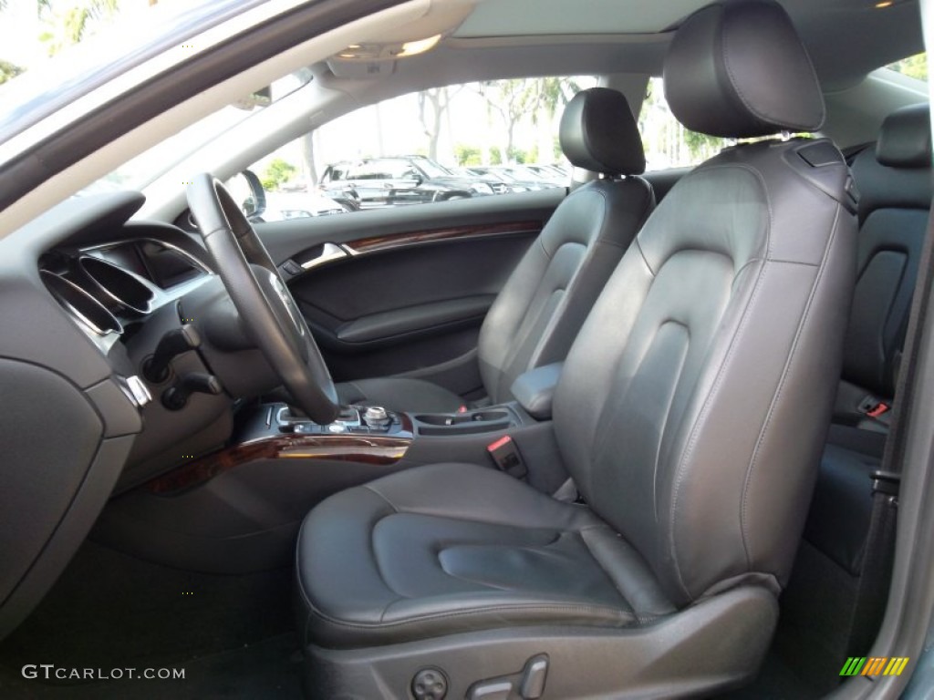 Black Interior 2009 Audi A5 3.2 quattro Coupe Photo #55031298